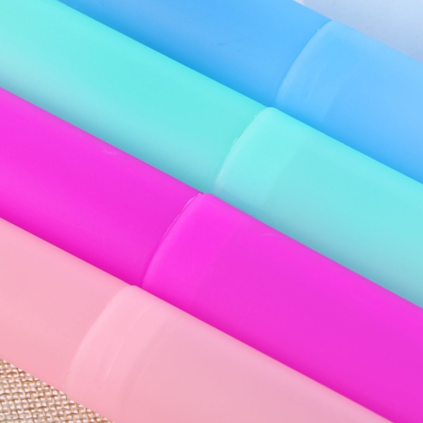 Hygienisk Resenär, Miljövänlig PP-Plast Portabel Tandborsthållare i Plast, Enkel Vacker Design för Bekväm Munvård På Språng