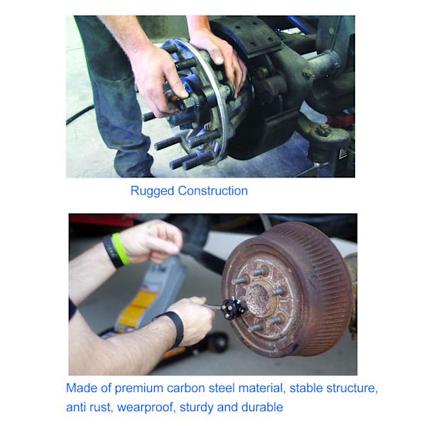 Pyörän tappi asennustyökalu Hiiliteräs Universaali Pyörän Pulttien Asennustyökalu Autoille Kuorma-autoille