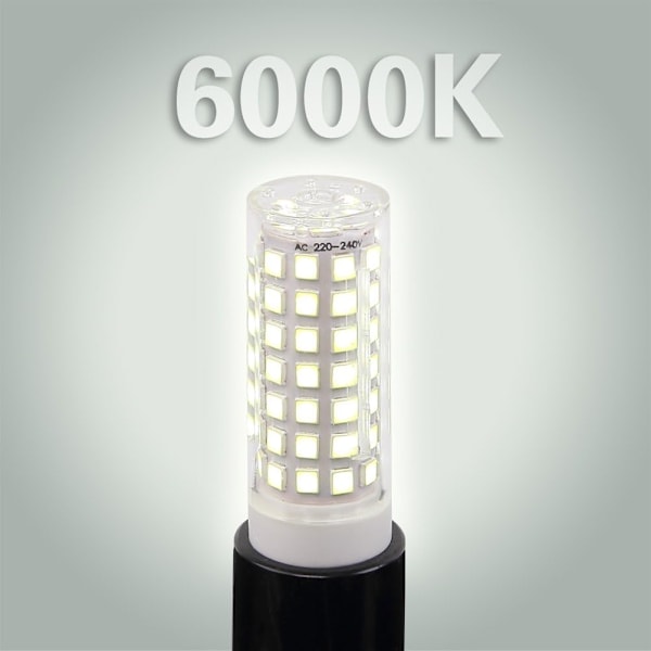 Kompakt E14 Sockel LED-lampa, Energibesparande 75W Motsvarande Dagsljus Vit Kall Vit 6000K LED-lampa för Långvarig Belysning i Hem, Kontor,