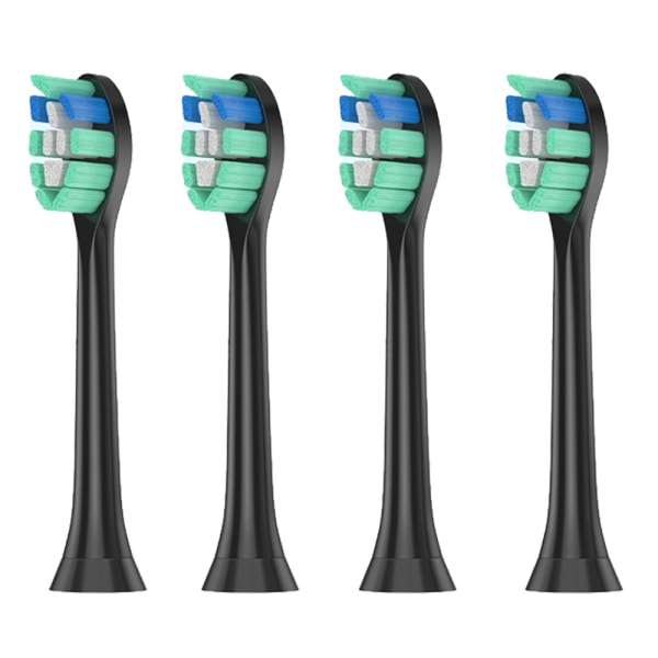Ren ersättningsborsthuvuden för elektrisk tandborste, 4 borsthuvuden