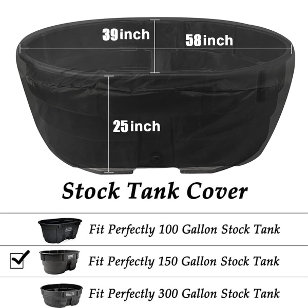 100 Gallons Oval Opbevaringstank Dæksel Isvandsterapi Isbad