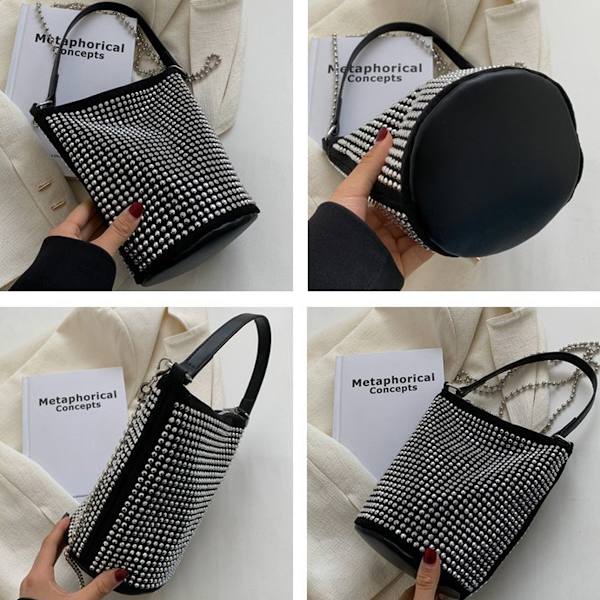 Vanddiamant Nitter Aftenpung Kvinders Clutch Crossbody