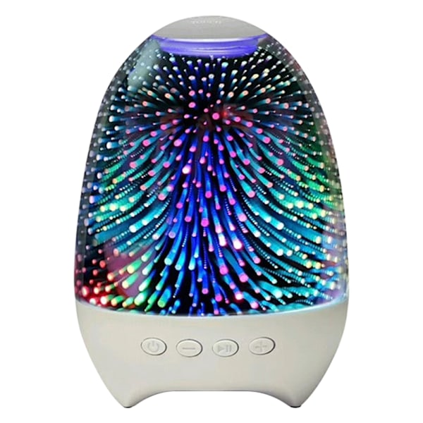 Nattljus Bluetooth-högtalare, LED-lampor blinkande bärbar
