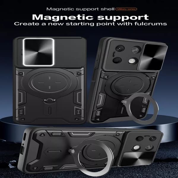 Magnetisk Støtte Deksel til Xiaomi Redmi Note 13 5G