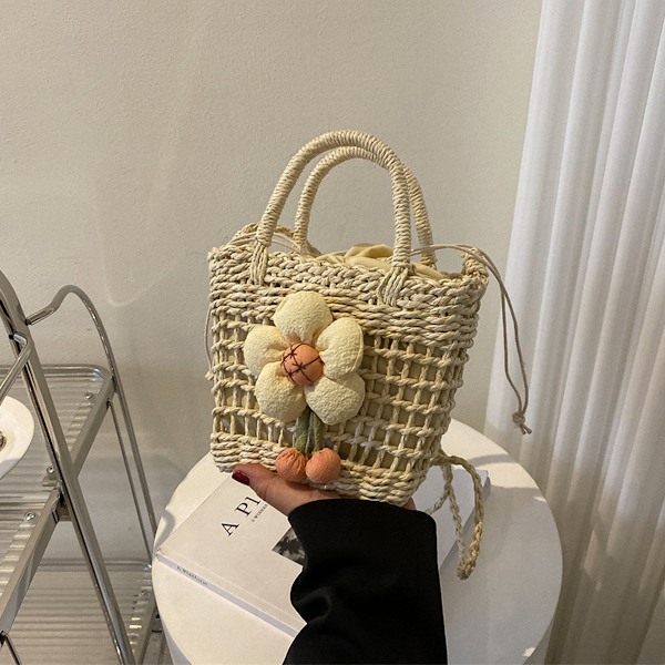 Ny dammode bärbar hinkväska västerländsk stil enkel
