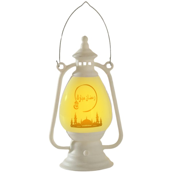 Ramadan-lampe Eid Elektronisk Lysestake Vindlampe for Hjemmefestdekorasjon