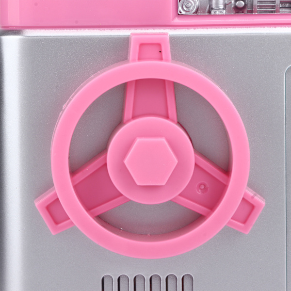 Spargris Mini Automatisk Myntsparande Sparbössa Heminredning Artikel Leksak Present till Barn Rosa