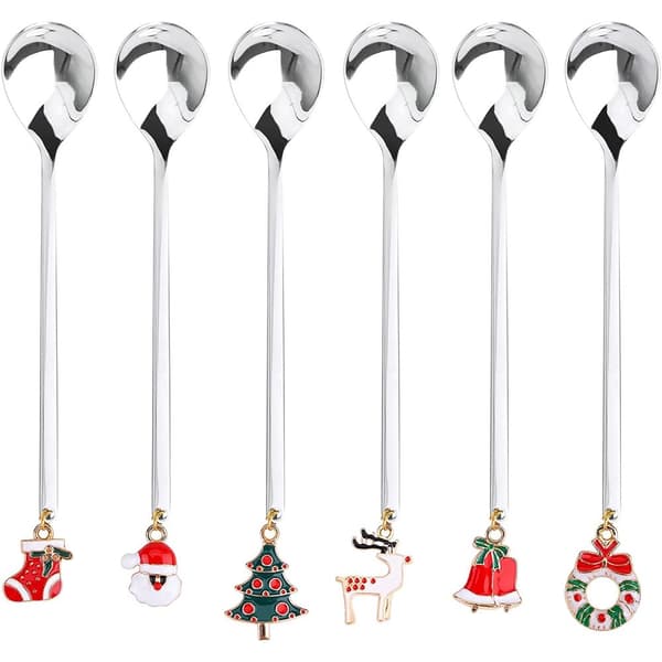 Robuste Skeer i Materiale, Rustfrit Stål af Høj Kvalitet, Elegante Redskaber til Julefester