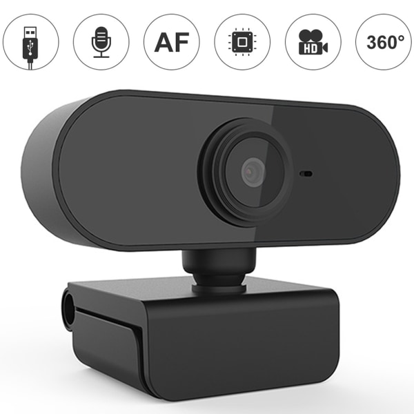 Webbkamera 1080P HD Stream Video Streaming, Aufnahme, Conferencing