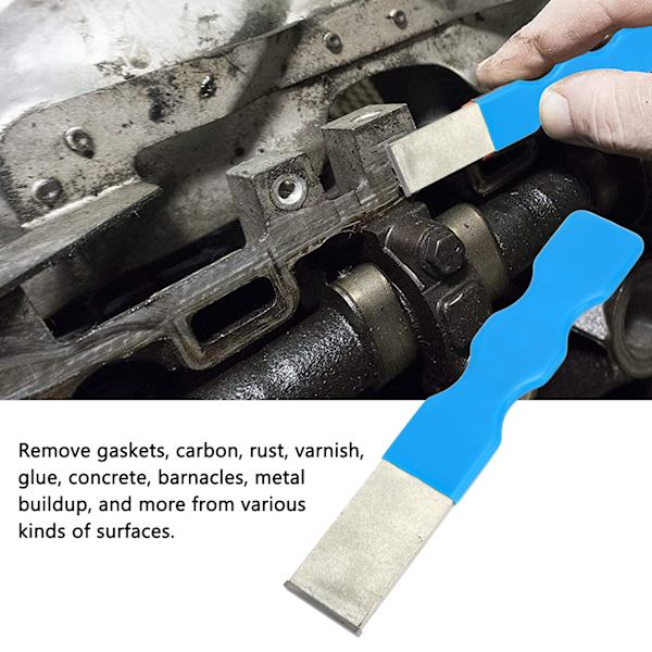 1‑1/4 tommer Skrabere Blå Ergonomisk Håndtag Tungsten Carbide Spids Bærbar Universal til Pakninger Rustfjernelse