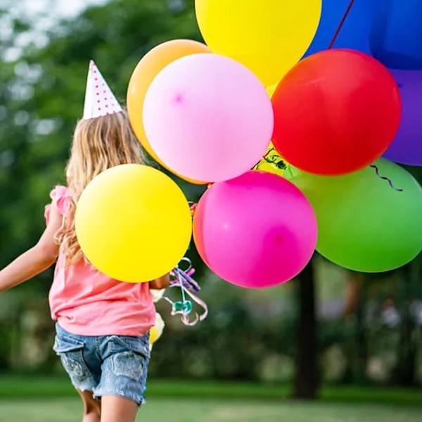 10 st 18 tums ballonger - Blandade färger