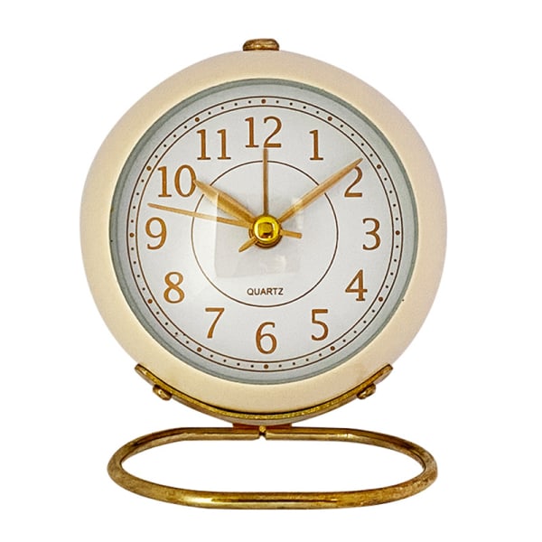 Small Table Clocks, Classic Tabletop Kids Room Analog Alarm