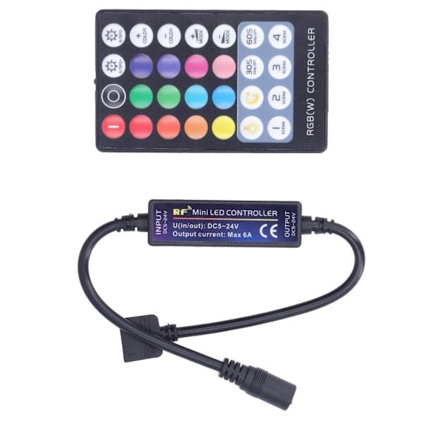 LED-styrenhet RF Mini RGBW LED USB Lampremsa Full Touch Fjärrkontroll Transmission Ultratunn Styrenhet