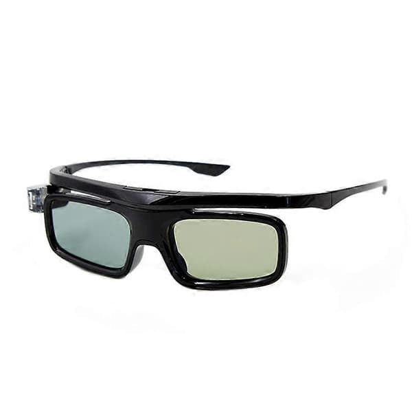 GL1800 3D-briller Letvægts High-definition Billede PC Sorte Aktive Shutter 3D-briller til DLP LINK 3D-projektorer/TV'er