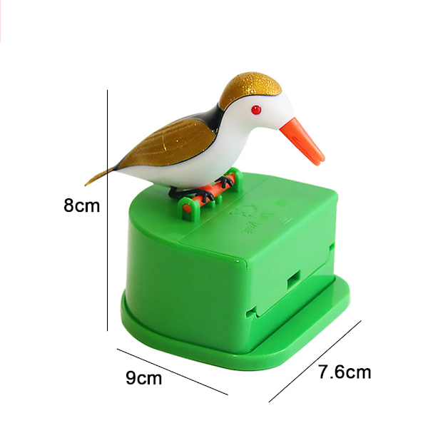 Liten fågel tandpetare dispenser, kreativ tryck-typ tandpetare