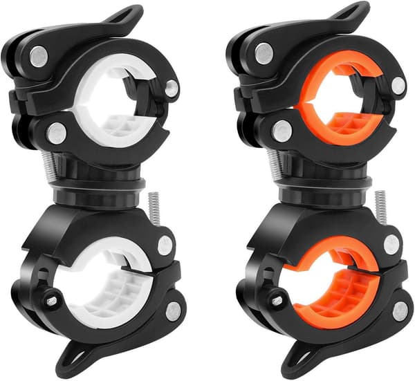 Cykelljusfäste, 2 stycken Cykel Ficklampsfäste 36