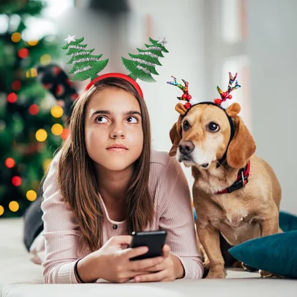 Julehodebånd Nisselue Alvehodebånd Julebordkostyme Hodebåndtilbehør Julepynt