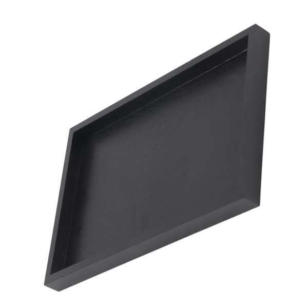 Halkfri Träbricka För Restauranger, Kaféer och Hem, Rektangulär Serveringsbricka i Massivt Trä Med Upphöjda Kanter 30*20*2Cm, Livsmedelsklassat Material Lätt Att