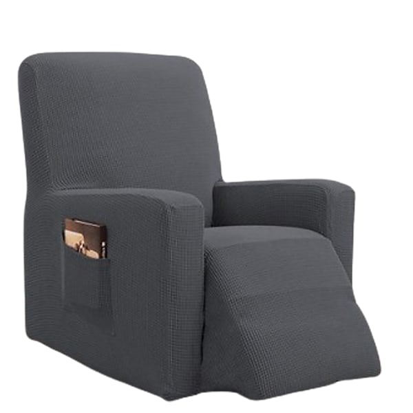 Elastiskt Recliner Soffa Överdrag Fåtölj Soffa Överdrag Ren Färg Mjuk Stolsöverdrag