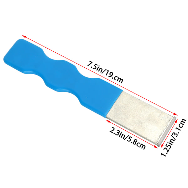 1‑1/4 tommer Skrabere Blå Ergonomisk Håndtag Tungsten Carbide Spids Bærbar Universal til Pakninger Rustfjernelse