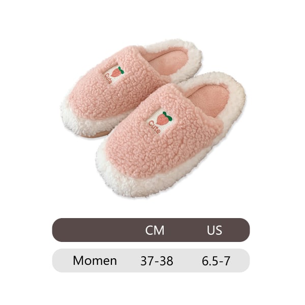 Toppluer for kvinner Fuzzy Cute Animal Memory Foam Innendørs Hus Sl