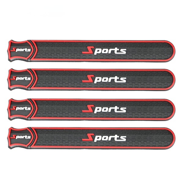 Bildörrsstötfångarremsor och reptåliga skyddsklistermärken - 4-pack