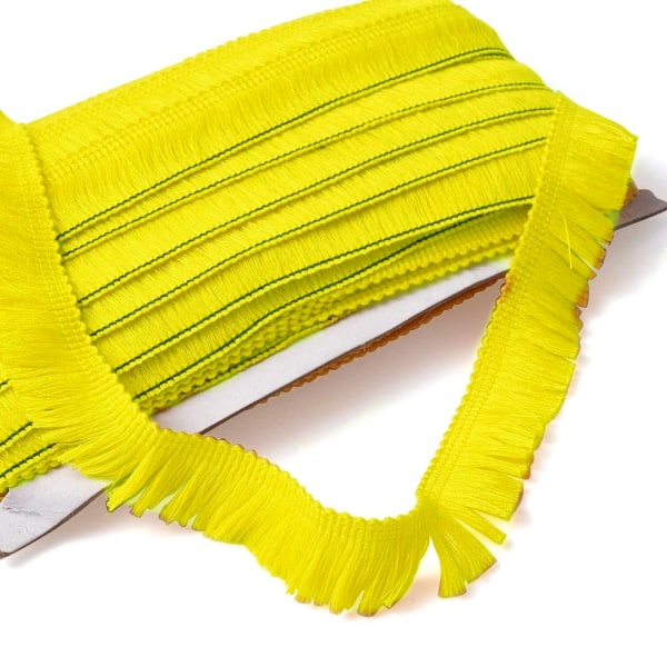 Polyester Frans Tofs Spets Trim Frans Fiber Trim för Sömnad Q