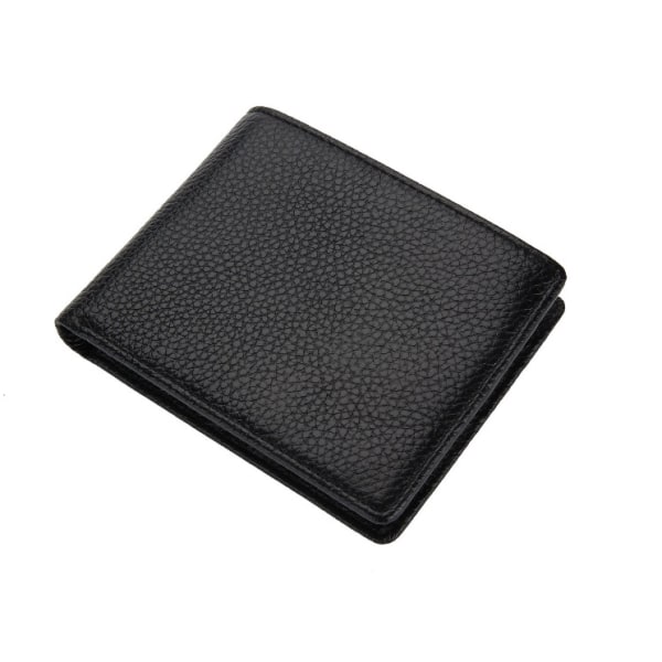 Tunna RFID-plånböcker för män - Bifold framficka i äkta läder