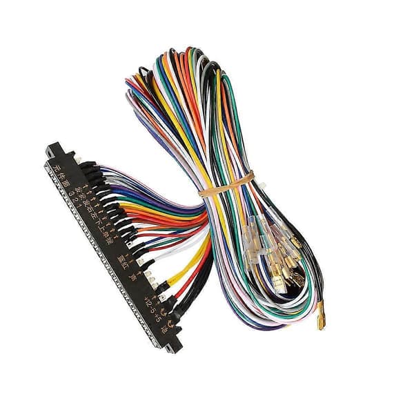 Jamma 28-stifts kabelhärva joystick knappkontakt för videospelsbox (4,8 stift)