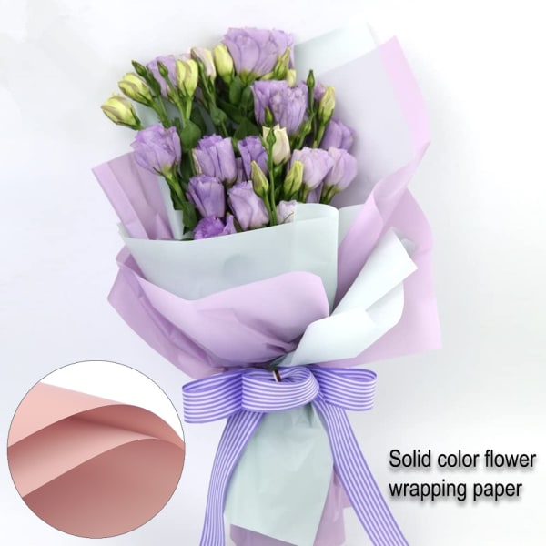 20 ark blomsteromslagspapper blombukett presentförpackning Su