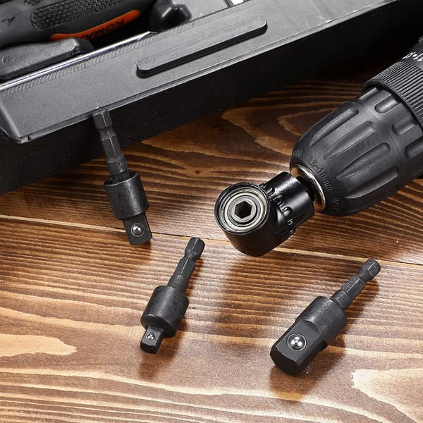 Vinkelhodeskrutrekker Rettvinklet Drill Multipurpose Endeadapter