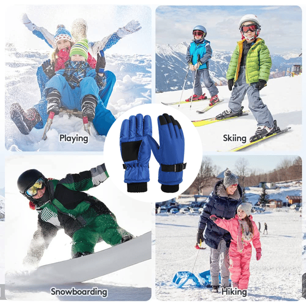 Børne Vinter Sne & Ski Handsker Koldt Vejr Ungdoms Handsker til Ski