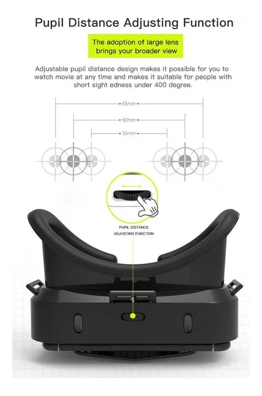 Virtual Reality-briller Shinecon G10 3d Vr med kontroll