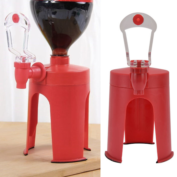 Vatten Dispenser Mini Automatisk Röd Upp och Ner Dricka Fontän för Hem Resor Camping Vatten Soda Dryck