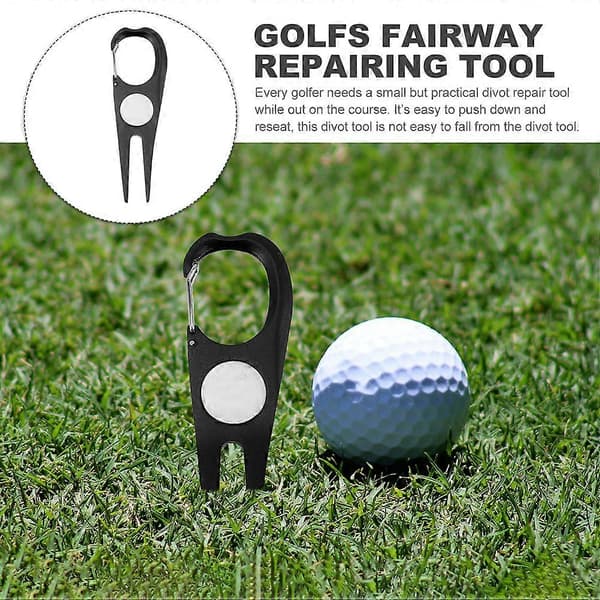 Golf Divot Tool Golfs Turf Reparationsværktøj Bærbart Golfs Divot Reparationsværktøj Golfs Tilbehør