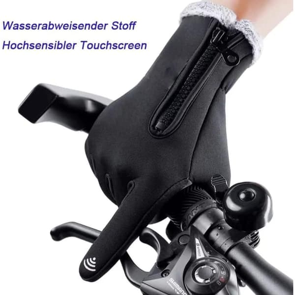 Vinterhandsker, Varme touchscreen-handsker, Vandtætte, Vindtætte