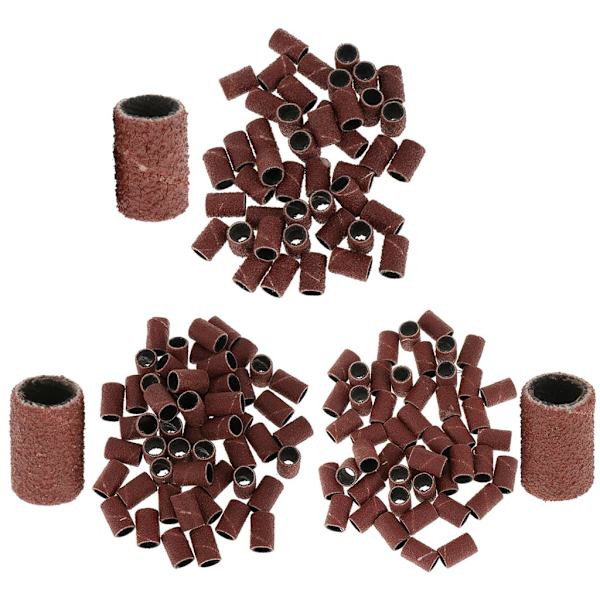 150-pack nagelkonst nagelklippare ersättnings slipband, slipband - Fint korn / Medium korn / Grovt korn per 50 stycken