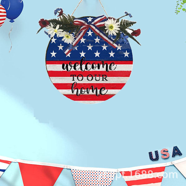 4 juli festdekoration oberoende dag välkomstdekoration