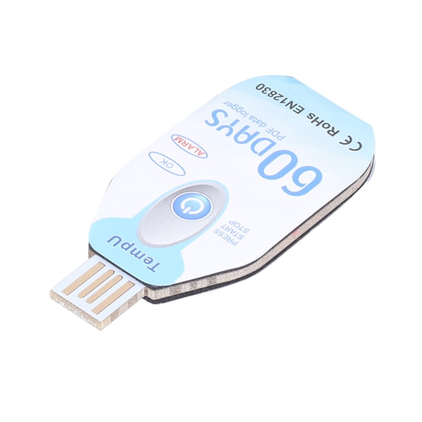 Mattemperaturinspelare Bärbar Temperaturdatalogger PDF-rapport USB-driven Datalogger