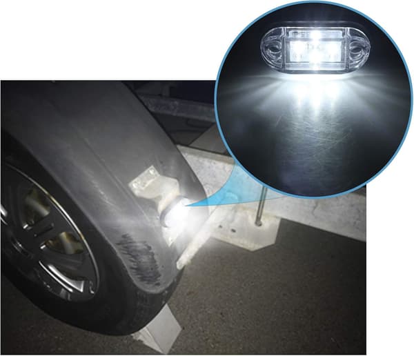 4x4LEDs Sidomarkeringsljus Fram Bak Avståndsmarkeringar Vattentäta LED Ma