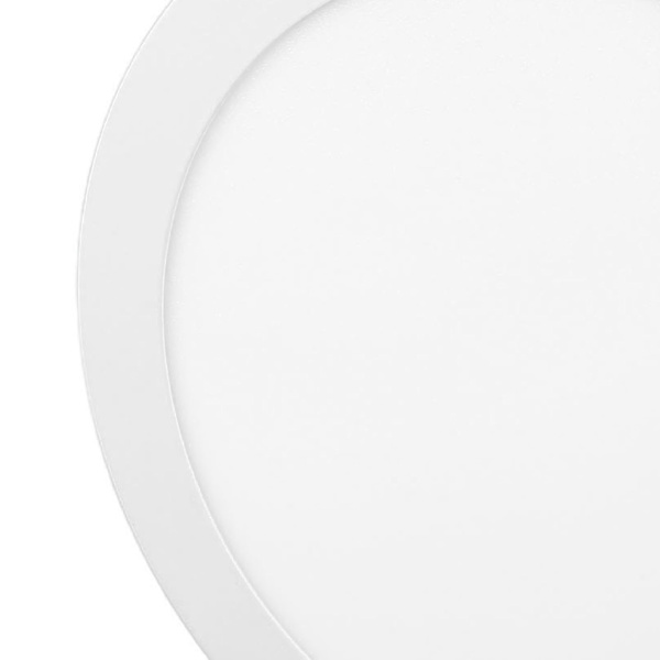 LED Flush Mount Taklampe 18W 6000K Hvitt Lys Ultra Tynn Rund Flat Panel Taklampe for Gang 85‑265V