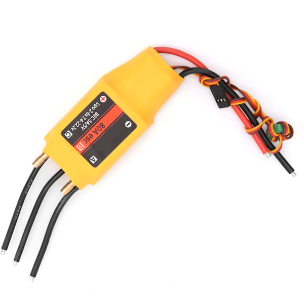 80A 2-vägs vattenkylning borstlös ESC elektronisk hastighetsregulator för RC-båtmodell