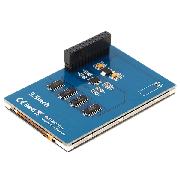 3,5 tommer RPi Display 480x320 4B Resistiv Touchskærm med Pen Passer til Raspberry Pi 3b
