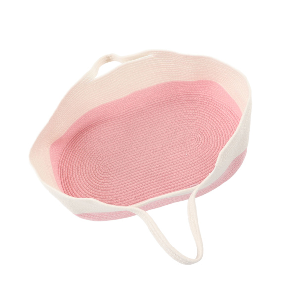 Baby Sleep Basket Fällbar förvaring tecknad säker bärbar bomull baby carry basket