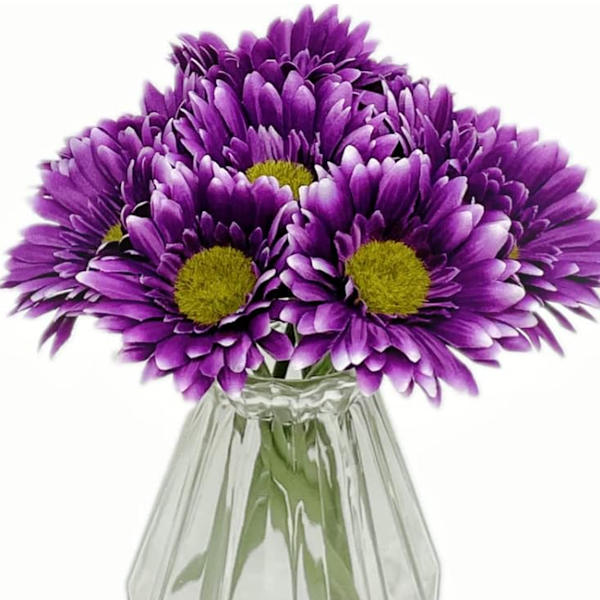 10 Bundter Kunstige Blomster Udendørs UV-Resistente Kunstige Blomster