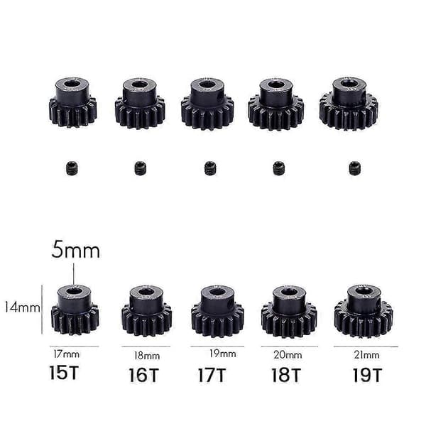 M1 5mm 11t Stål Metall Pin Ar För 1/10 Rc Bil