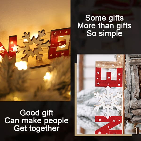 Juledekorasjoner trebokstavdekorasjoner NOEL