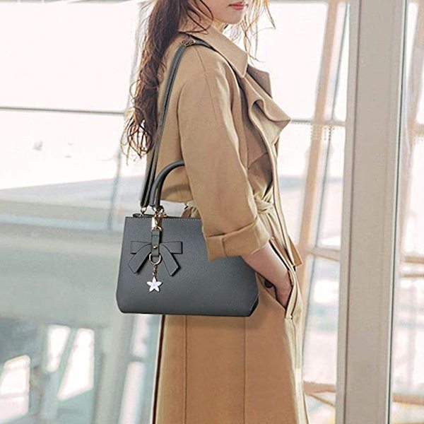 Håndveske for kvinner, Tote-veske, Skulderveske, Lær, Crossbody-veske