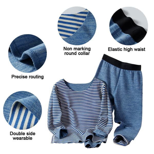 Toddler Pyjamas Flickor Pojkar Varma Bomulls Pyjamasar för Barn