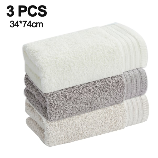 Pyyheliinasetti 3 kpl Käsipyyhkeitä 13.3\" x 29.5\" Väri: Tummanharmaa | Pure C